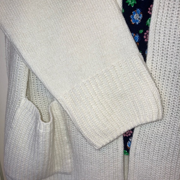 Olsen Open Front Wool Cashmere Blend Sweater NWT Size 12 Euro 42 - Picture 3 of 16